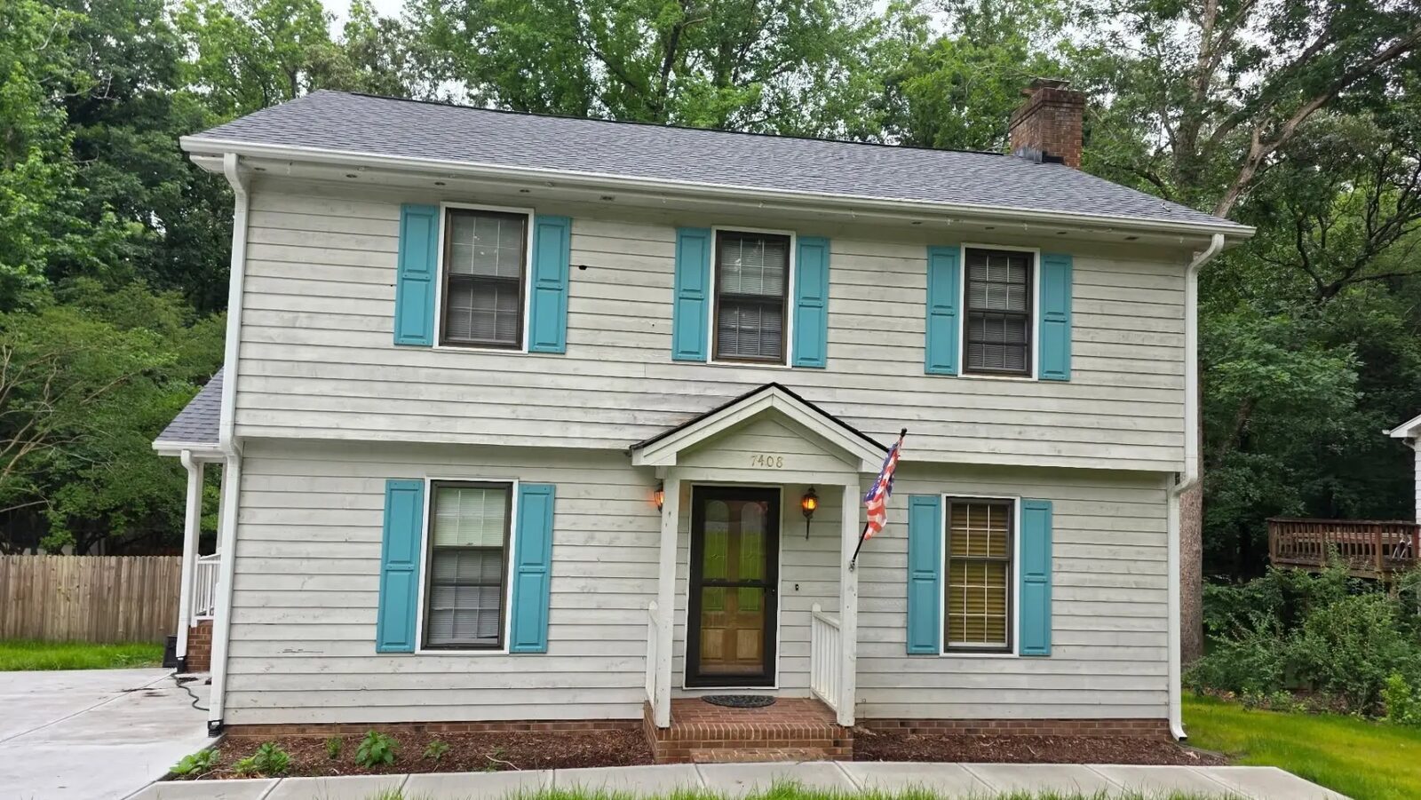 Full Vinyl Siding Replacement — before