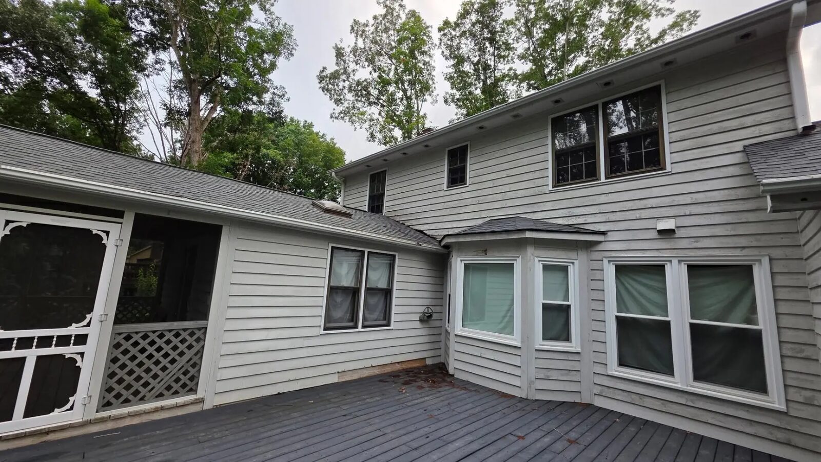 Rear Elevation Re-Side — before